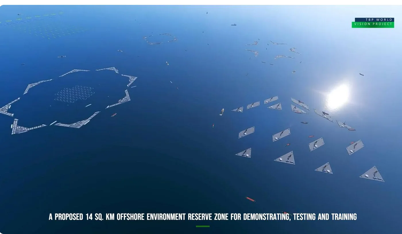Concept image of proposed Atlantic offshore demonstration environment